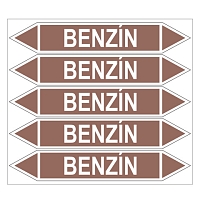 Značení potrubí, benzín